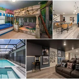 Villa Luxurious New 9br W Game Theater Pool, Davenport